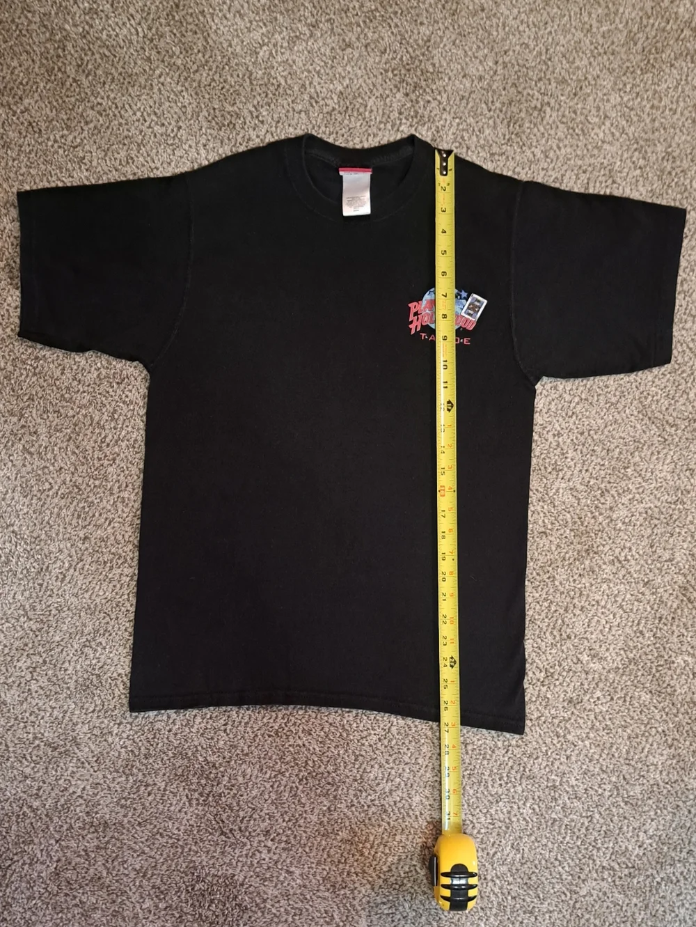 Vintage 90s Y2K Planet Hollywood Lake Tahoe Poker Card SS Shirt Men's Size Small - Picture 4 of 7